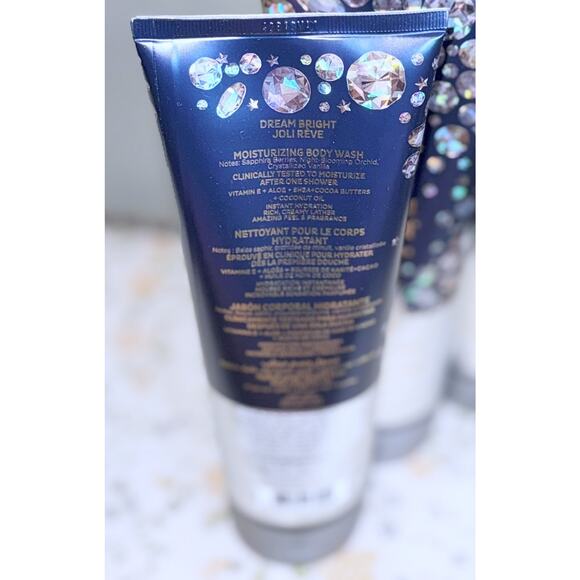 Bath & Body Works 10 fl oz Dream Bright Moisturizing Body Wash Creamy Lather x3 - Picture 4 of 5